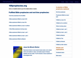 100prophecies.org