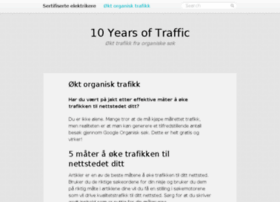 10yearsoftraffic.com
