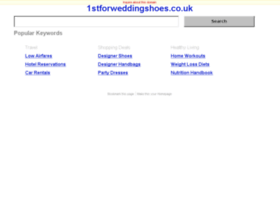 1stforweddingshoes.co.uk