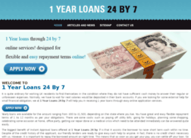 1yearloans24by7.co.uk