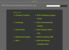 2013firsworldchampionships.org