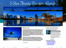 5starfloridavacationrentals.com