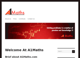 A1maths.com