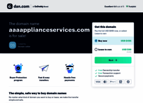 Aaaapplianceservices.com