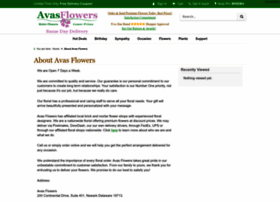 About.avasflowers.net