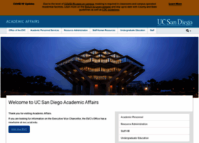 Academicaffairs.ucsd.edu