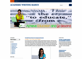 Academicwritingbasics.wordpress.com