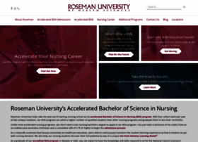 Acceleratednursing.roseman.edu