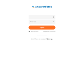 Access.answerforce.com
