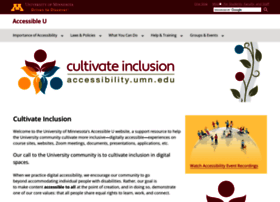 Accessibility.umn.edu
