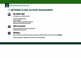 Account.uvm.edu