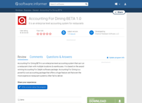 Accounting-for-dining-beta.software.informer.com