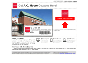 Acmoore.couponrocker.com