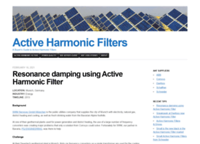 Activeharmonicfilter.wordpress.com