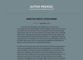 activeproxies.org