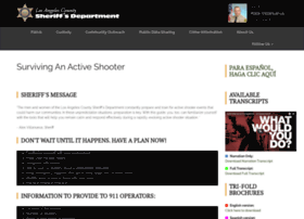 Activeshooter.lasd.org