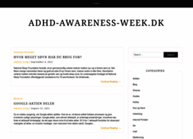 adhd-awareness-week.dk