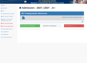 admission.uet.edu.pk