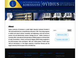 Admission.univ-ovidius.ro