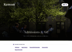 Admissions.kenyon.edu