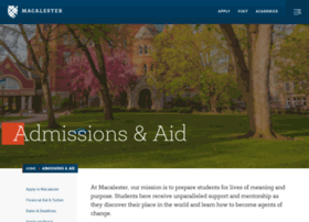 Admissions.macalester.edu
