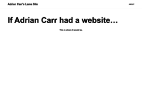 Adriancarr.com