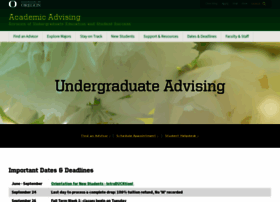 Advising.uoregon.edu