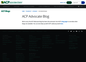 Advocacyblog.acponline.org