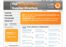 Afghanistan.buildingmarkets.org