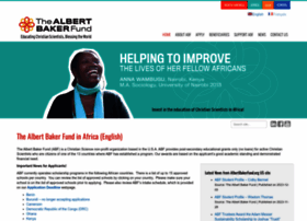 Africa.albertbakerfund.org