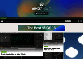 After-effects.wonderhowto.com