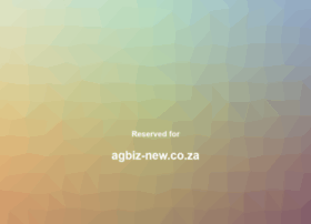 Agbiz-new.co.za