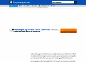 aglare-flv-to-avi-converter.programas-gratis.net
