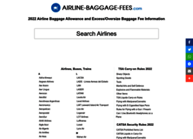 Airline-baggage-fees.com
