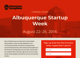 Albuquerque.startupweek.co