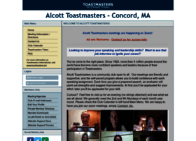 Alcott.toastmastersclubs.org