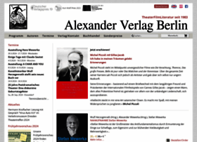alexander-verlag.com