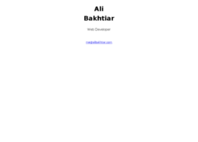 alibakhtiar.com