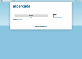 Alicercada.blogspot.com