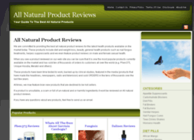 allnatural-product-reviews.com