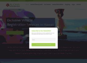 Alohavehicleregistration.com