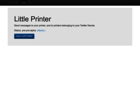 Alpha.littleprinter.com