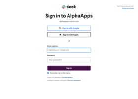Alphaappsae.slack.com