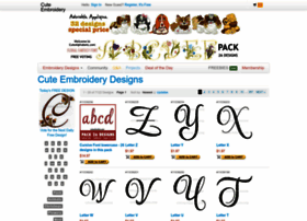 alphabets.cuteembroidery.com