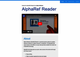 Alpharefreader.com