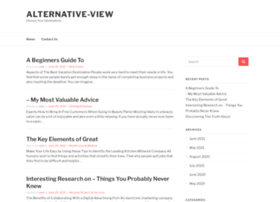 alternative-view.info