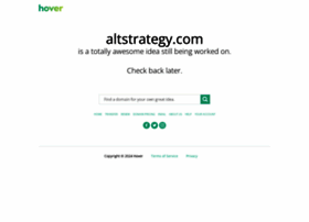 Altstrategy.com