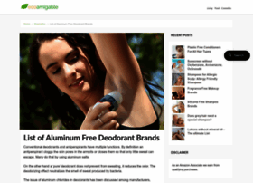 Aluminumfreedeodorants.com