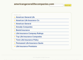 Americangenerallifecompanies.com