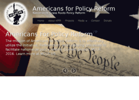 Americansforpolicyreform.com